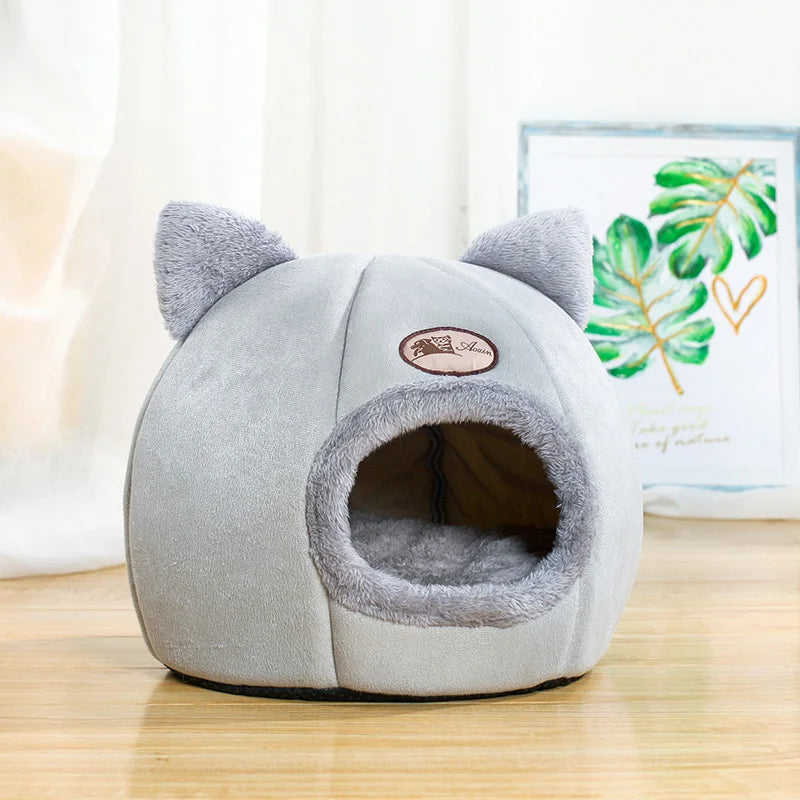 Maison Douillette pour Chat et Petit Chien – Nid Moelleux de Sommeil Profond