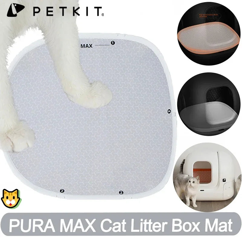Tapis Officiel PETKIT PURA MAX – Antidérapant & Anti-Litière pour Toilette Automatique