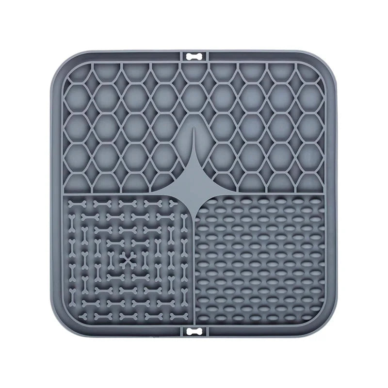 Tapis à Lécher en Silicone pour Chien – Apaisement & Alimentation Lente