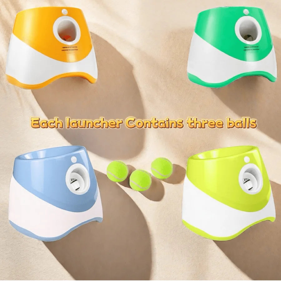 Lanceur de Balles Automatique pour Chien – Rechargeable, Interactif & Amusant
