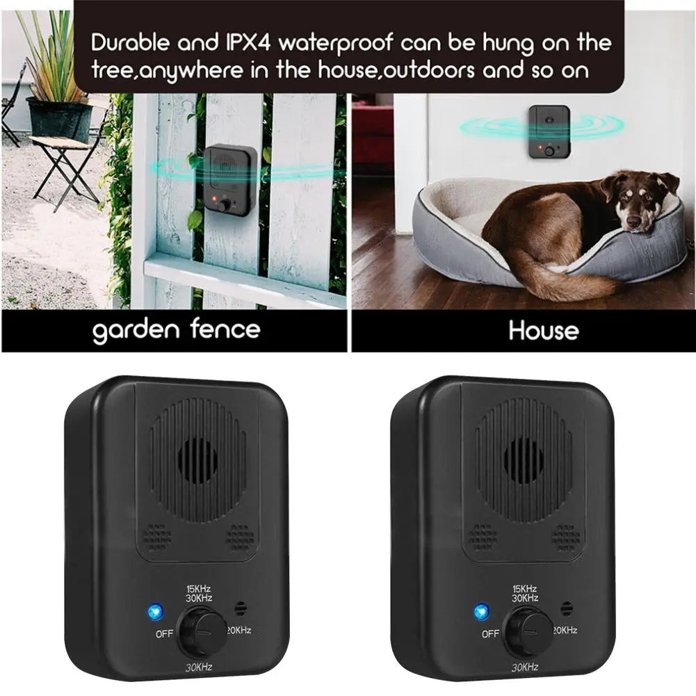 Dispositif Ultrason Anti-Aboiement pour Chiens – Extérieur & Étanche