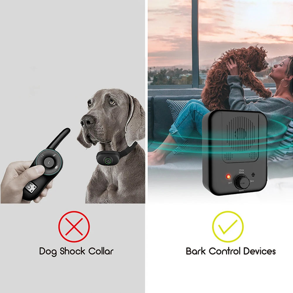 Dispositif Ultrason Anti-Aboiement pour Chiens – Extérieur & Étanche