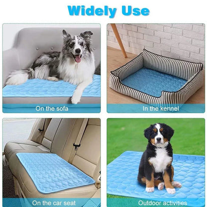 Tapis Rafraîchissant pour Chiens et Chats – Matelas Été Ultra Moelleux