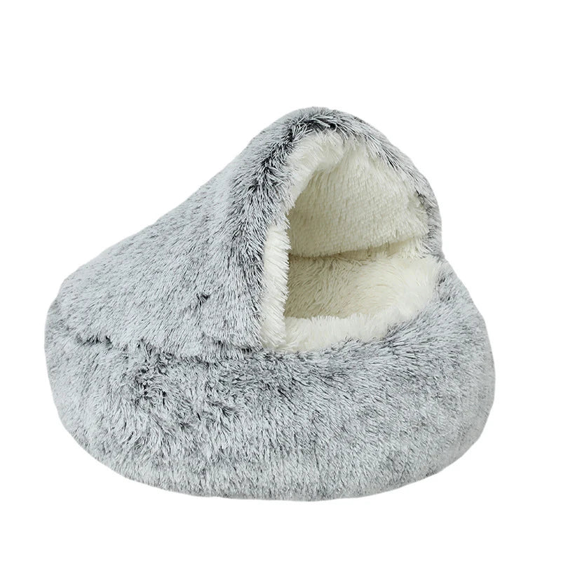 Lit Donut Moelleux Ultra Doux pour Chien & Chat – Confort Maximal, Effet Anti-Stress