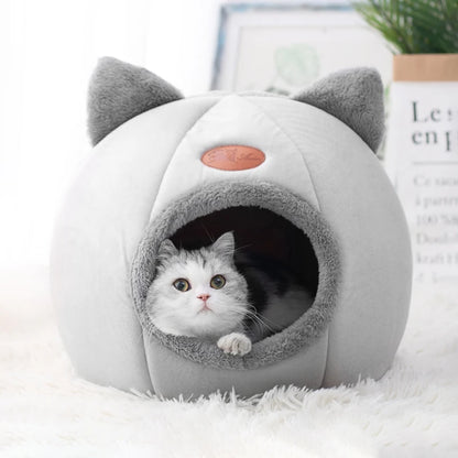 Maison Douillette pour Chat et Petit Chien – Nid Moelleux de Sommeil Profond