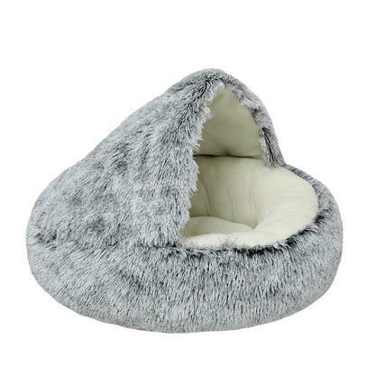 Lit Donut Moelleux Ultra Doux pour Chien & Chat – Confort Maximal, Effet Anti-Stress