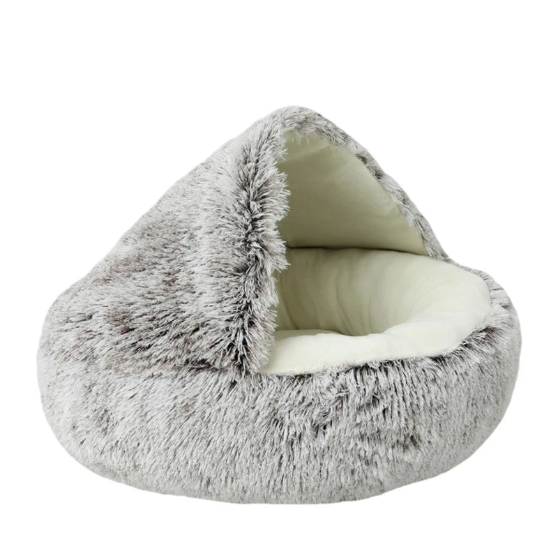 Lit Donut Moelleux Ultra Doux pour Chien & Chat – Confort Maximal, Effet Anti-Stress