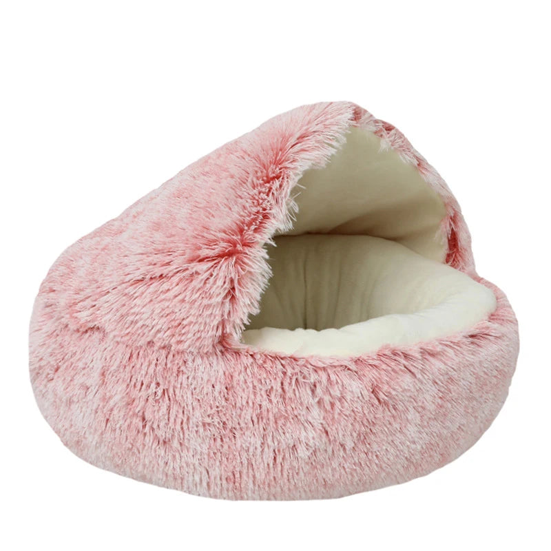 Lit Donut Moelleux Ultra Doux pour Chien & Chat – Confort Maximal, Effet Anti-Stress