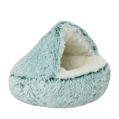 Lit Donut Moelleux Ultra Doux pour Chien & Chat – Confort Maximal, Effet Anti-Stress