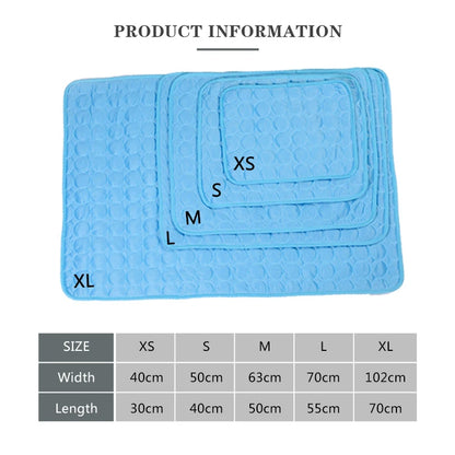 Tapis Rafraîchissant pour Chiens et Chats – Matelas Été Ultra Moelleux