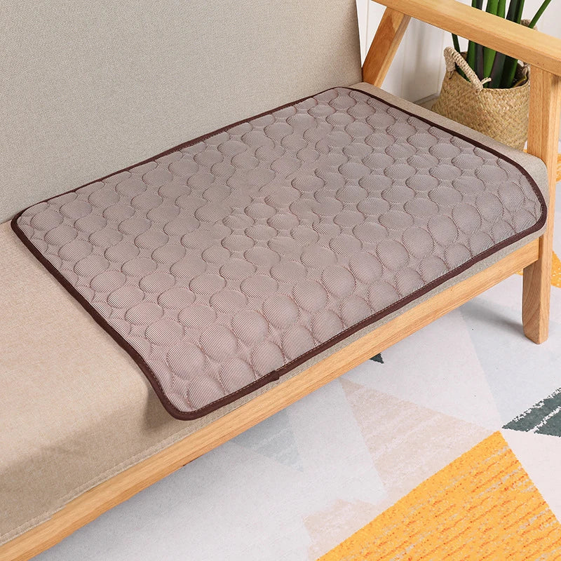 Tapis Rafraîchissant pour Chiens et Chats – Matelas Été Ultra Moelleux