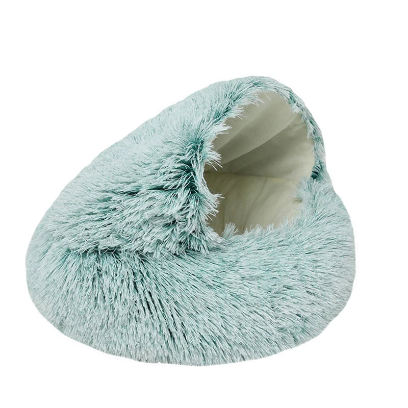 Lit Donut Moelleux Ultra Doux pour Chien & Chat – Confort Maximal, Effet Anti-Stress