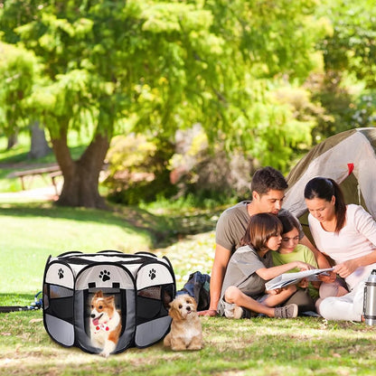 Tente Pliable Portable pour Chiens et Chats - Maison de Voyage Respirante et Confortable