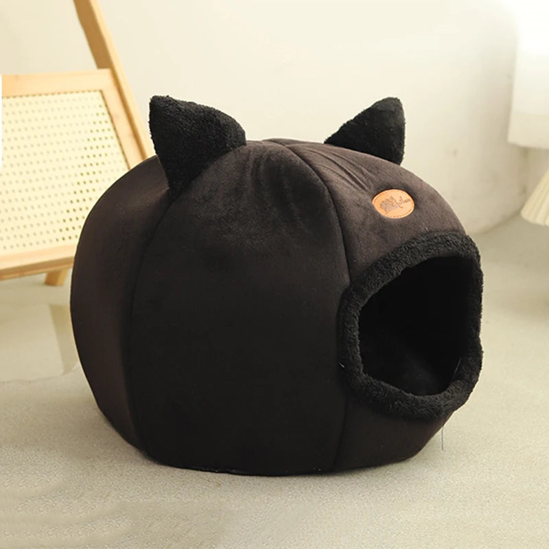 Maison Douillette pour Chat et Petit Chien – Nid Moelleux de Sommeil Profond