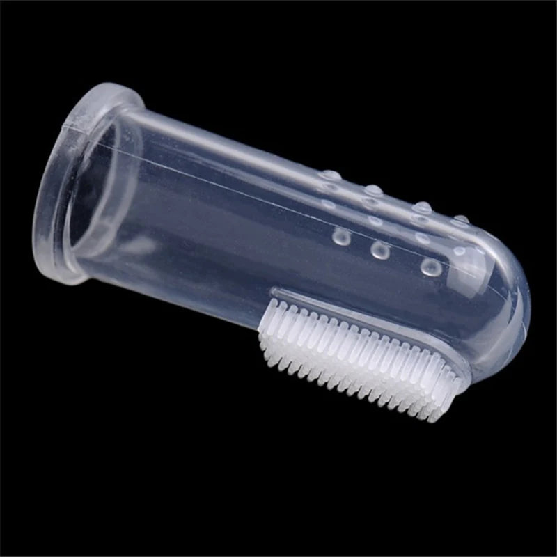 Brosse à Dents Doigt pour Chien et Chat – Silicone Souple, Anti-Tartre, Anti-Haleine, Nettoyage Facile