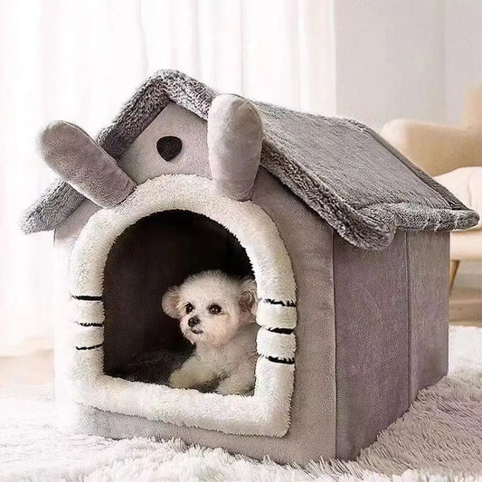 Maison Douillette pour Chien ou Chat - Tente Lavable Toutes Saisons