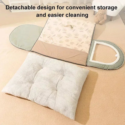 Maison Douillette pour Chiens | Tente de Sommeil Chaude et Lavable pour Chiens Moyens et Grands