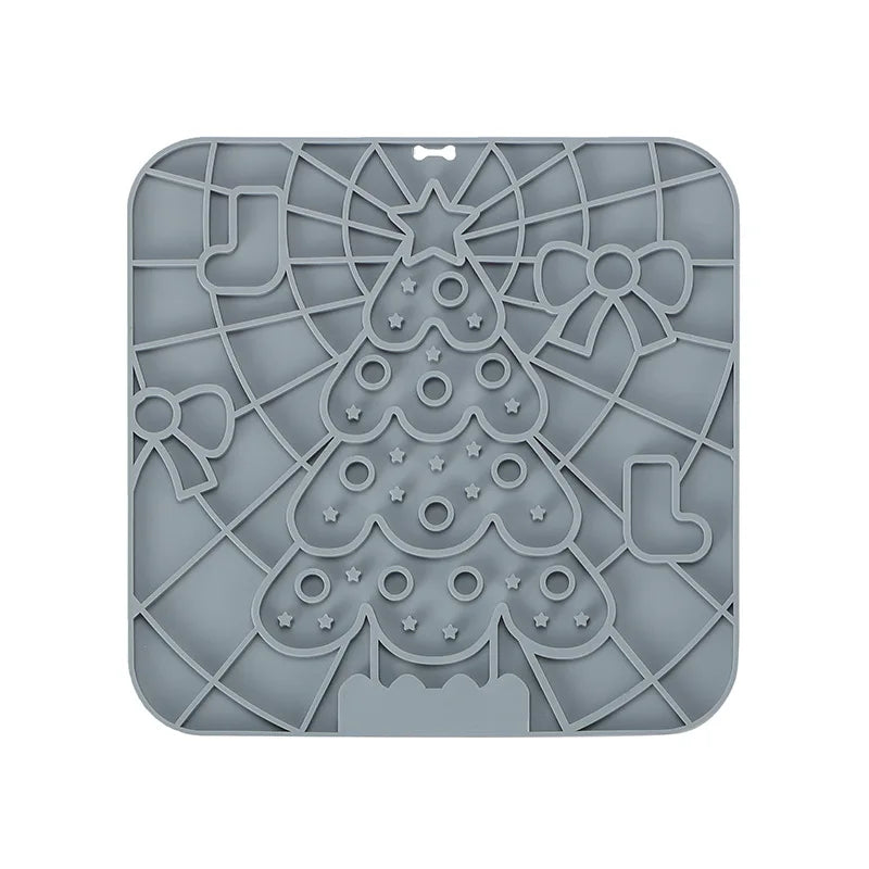 Tapis à Lécher en Silicone pour Chien – Apaisement & Alimentation Lente