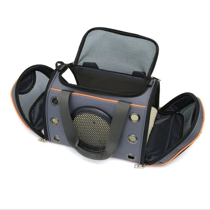 Sac de Transport pour Chien et Chat – Sac Bandoulière Respirant Grande Capacité | Idéal pour Petits Chiens et Chats, Portable & Confortable