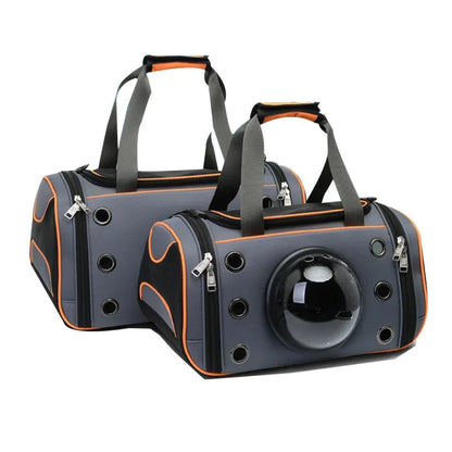 Sac de Transport pour Chien et Chat – Sac Bandoulière Respirant Grande Capacité | Idéal pour Petits Chiens et Chats, Portable & Confortable