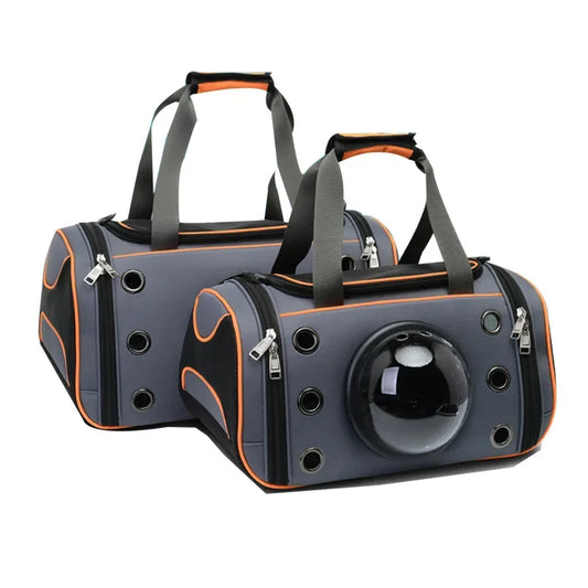 Sac de Transport pour Chien et Chat – Sac Bandoulière Respirant Grande Capacité | Idéal pour Petits Chiens et Chats, Portable & Confortable