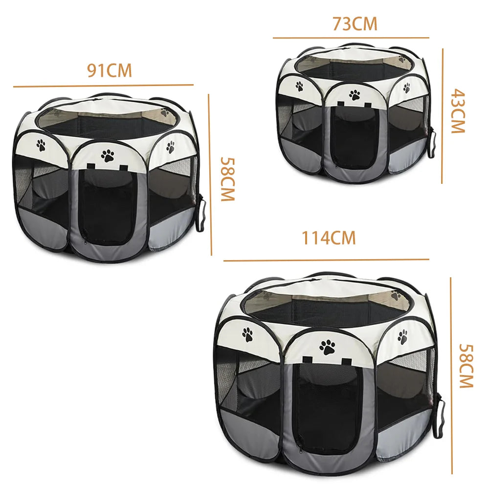 Tente Pliable Portable pour Chiens et Chats - Maison de Voyage Respirante et Confortable