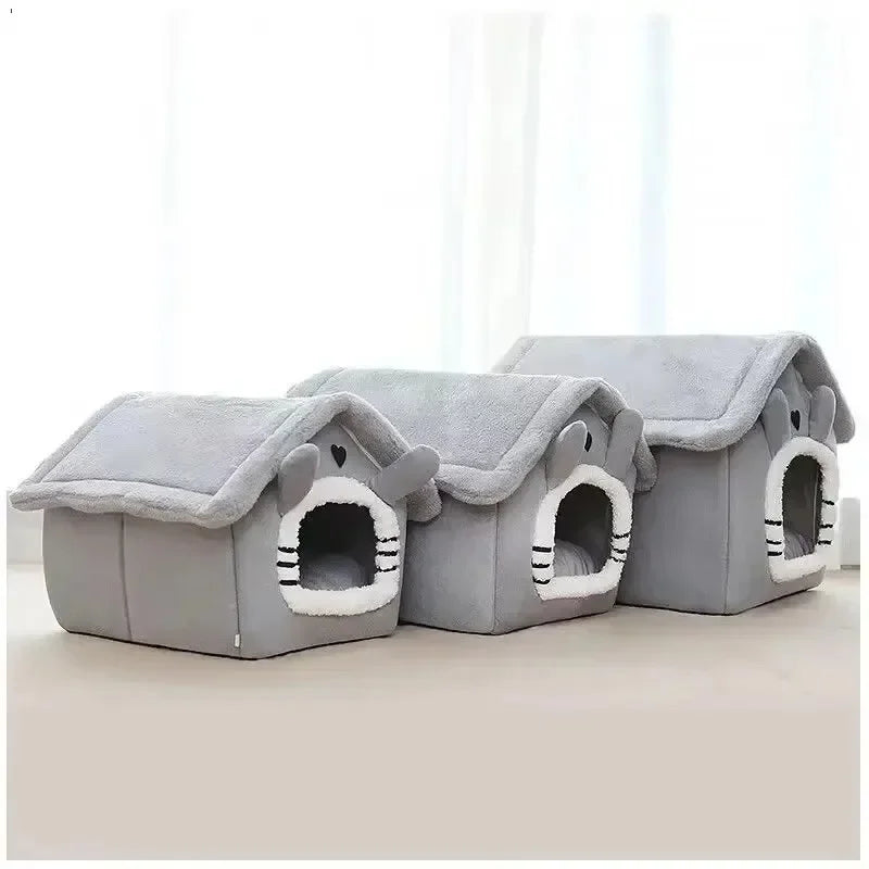 Maison Douillette pour Chien ou Chat - Tente Lavable Toutes Saisons