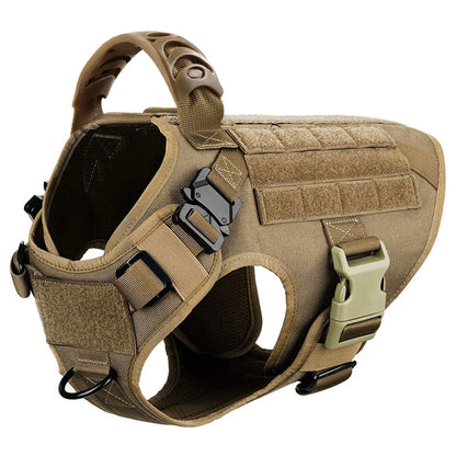 Harnais Tactique Renforcé pour Grand Chien – Ajustable, Résistant, Confort Max