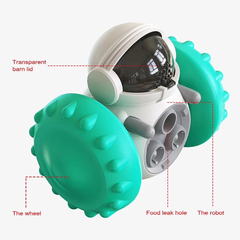 Jouet Distributeur de Friandises pour Chiens et Chats – Tumbler Interactif Anti-Gourmandise