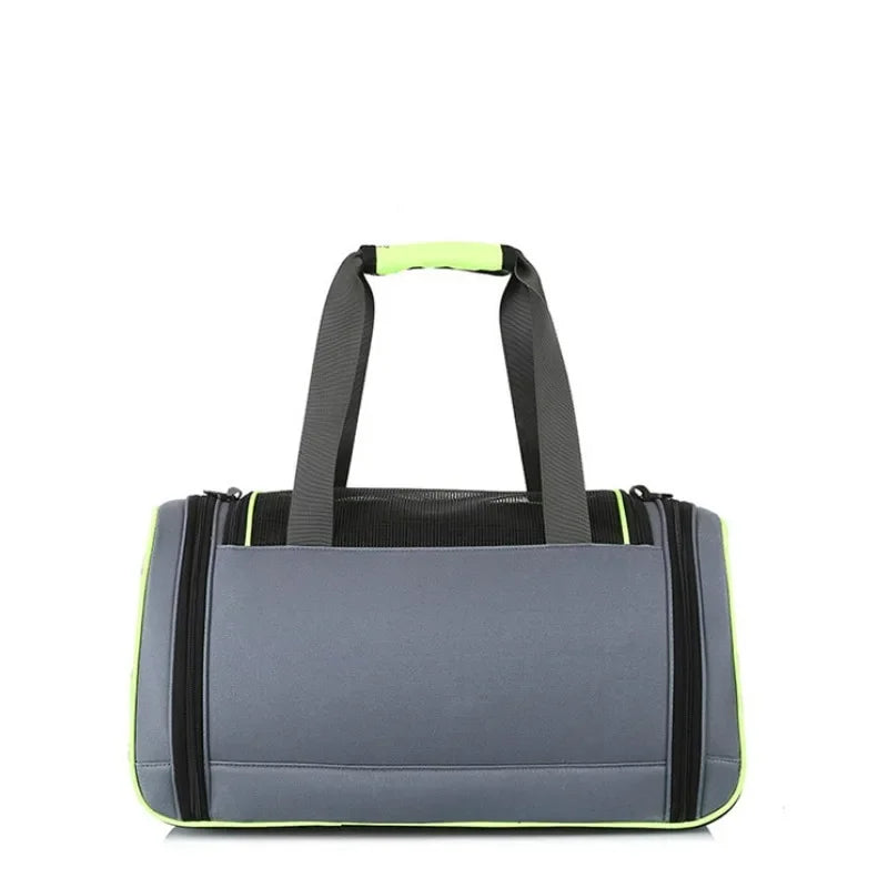 Sac de Transport pour Chien et Chat – Sac Bandoulière Respirant Grande Capacité | Idéal pour Petits Chiens et Chats, Portable & Confortable