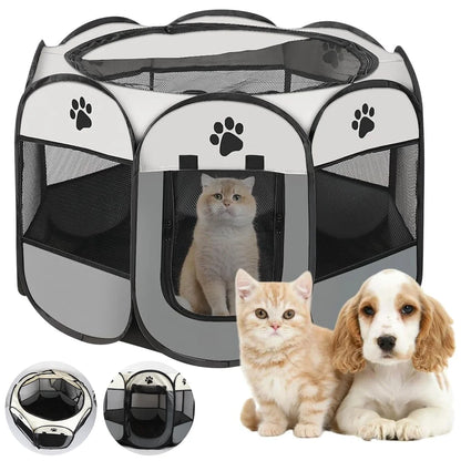 Tente Pliable Portable pour Chiens et Chats - Maison de Voyage Respirante et Confortable