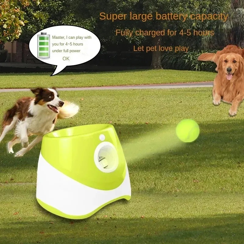 Lanceur de Balles Automatique pour Chien – Rechargeable, Interactif & Amusant