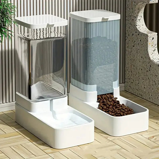 Distributeur Automatique Chien/Chat 3.8L – Nourriture & Eau Sans Électricité