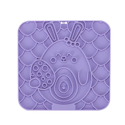 Tapis à Lécher en Silicone pour Chien – Apaisement & Alimentation Lente