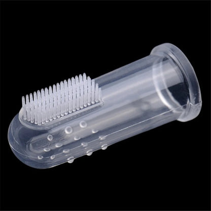 Brosse à Dents Doigt pour Chien et Chat – Silicone Souple, Anti-Tartre, Anti-Haleine, Nettoyage Facile