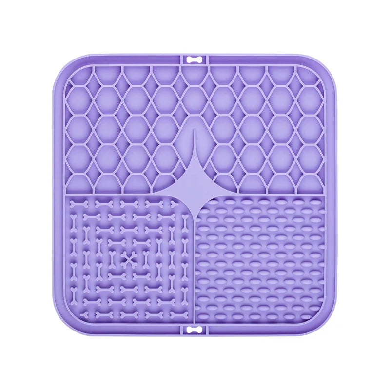 Tapis à Lécher en Silicone pour Chien – Apaisement & Alimentation Lente