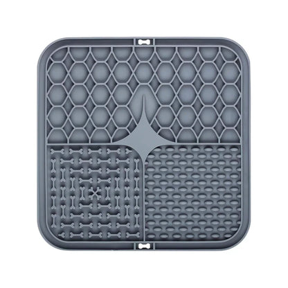 Tapis à Lécher en Silicone pour Chien – Apaisement & Alimentation Lente