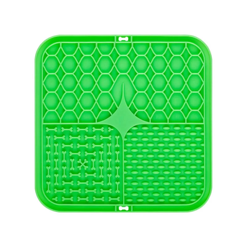 Tapis à Lécher en Silicone pour Chien – Apaisement & Alimentation Lente