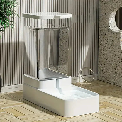 Distributeur Automatique Chien/Chat 3.8L – Nourriture & Eau Sans Électricité