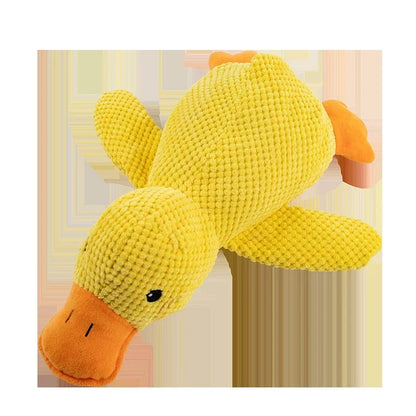 Jouet Chien Canard en Peluche – Anti-Stress, Résistant aux Morsures, Bruit de Couinement, Compagnon de Sommeil