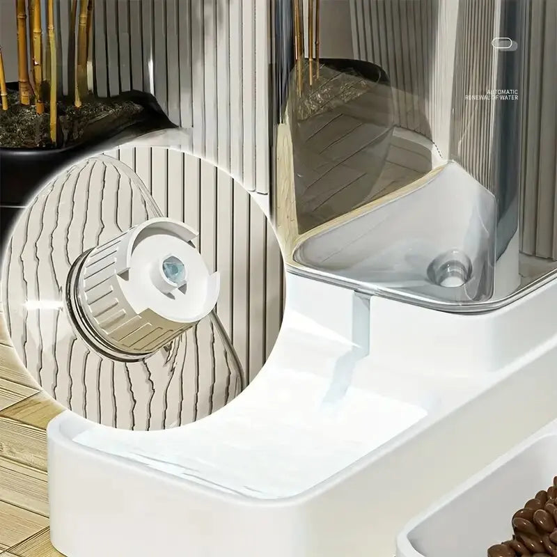 Distributeur Automatique Chien/Chat 3.8L – Nourriture & Eau Sans Électricité