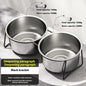 Gamelle Élevée Inox pour Grand Chien – Antiglouton, Solide & Facile à Nettoyer