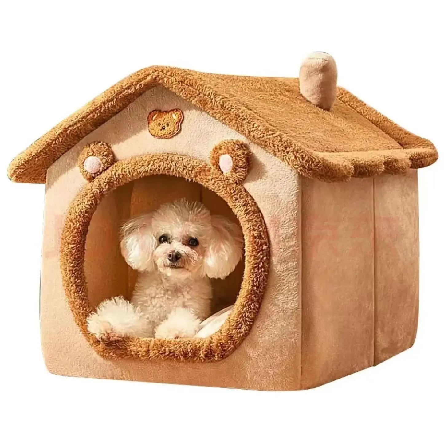 Maison Douillette pour Chien ou Chat - Tente Lavable Toutes Saisons