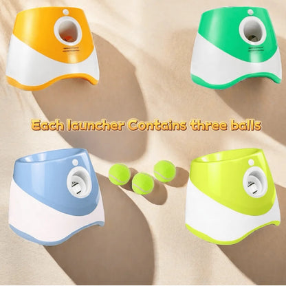 Lanceur de Balles Automatique pour Chien – Rechargeable, Interactif & Amusant