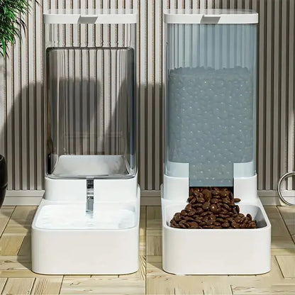 Distributeur Automatique Chien/Chat 3.8L – Nourriture & Eau Sans Électricité
