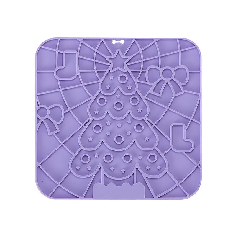 Tapis à Lécher en Silicone pour Chien – Apaisement & Alimentation Lente