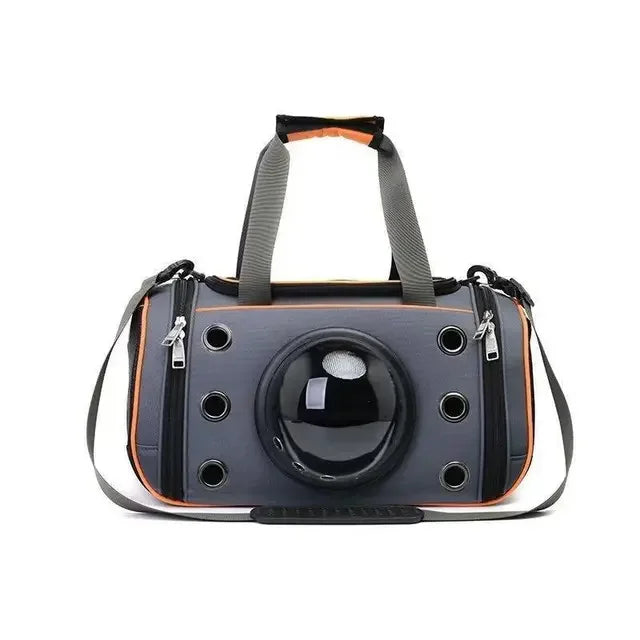Sac de Transport pour Chien et Chat – Sac Bandoulière Respirant Grande Capacité | Idéal pour Petits Chiens et Chats, Portable & Confortable