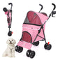 Poussette Légère pour Chien et Chat – Pliable & Respirante