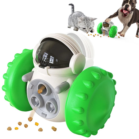 Jouet Distributeur de Friandises pour Chiens et Chats – Tumbler Interactif Anti-Gourmandise