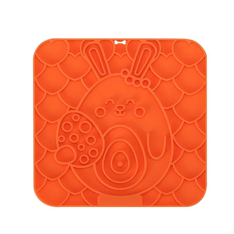 Tapis à Lécher en Silicone pour Chien – Apaisement & Alimentation Lente